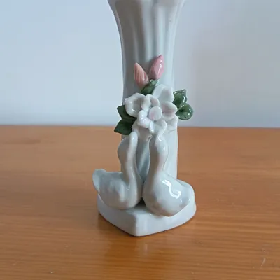 Petit vase, en décoration, 2 oiseaux